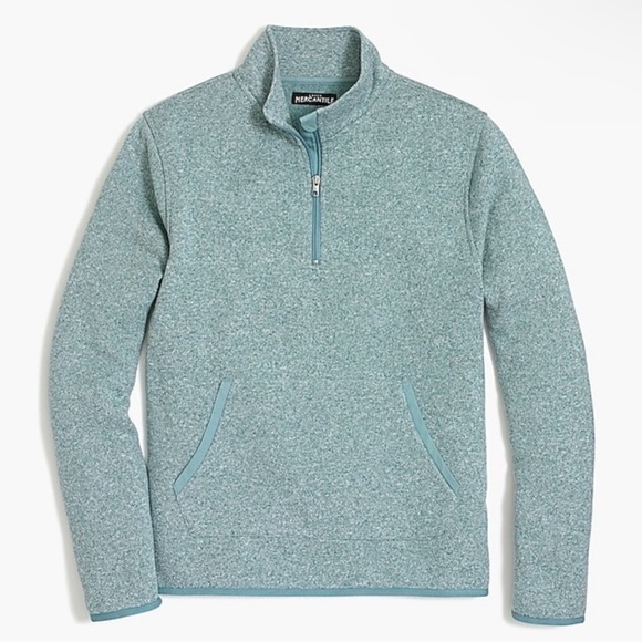 J. Crew Mercantile Half-Zip‎ Sweater Fleece Men's Medium J8349 - Picture 1 of 7